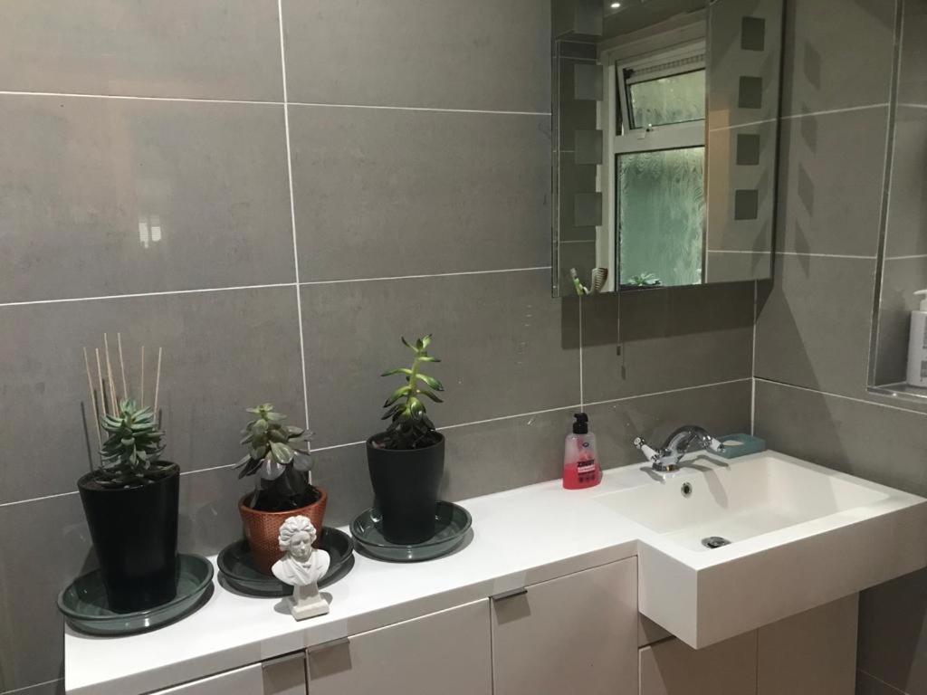 Cozy Double Bedroom In Stunning Bungalow On River Thames - Near Thorpe Park/Royal Holloway University/20Mins From Heathrow Staines-upon-Thames Dış mekan fotoğraf